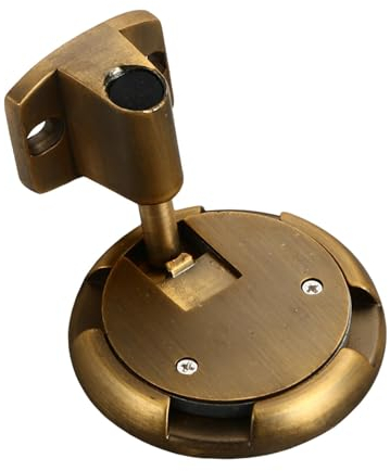 Silent Floor Door Stop, Home Door Stopper, Garage Door Stopper, Magnetic Door Catch, Floor Door Stop, Durable Adjustable Door Stopper for High Gaps and Silent