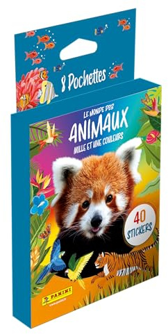PANINI Animaux 2025 Blister 8 Pochettes