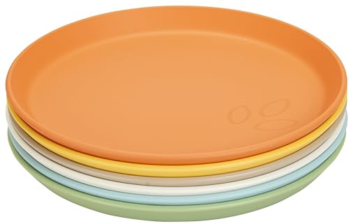Betzold Teller-Set - 6 Teile - aus Biokunststoff | bruchsicher, spülmaschinengeeignet