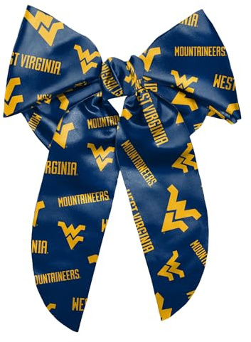 Littlearth NCAA West Virginia Mountaineers Big Bow Hair Clip