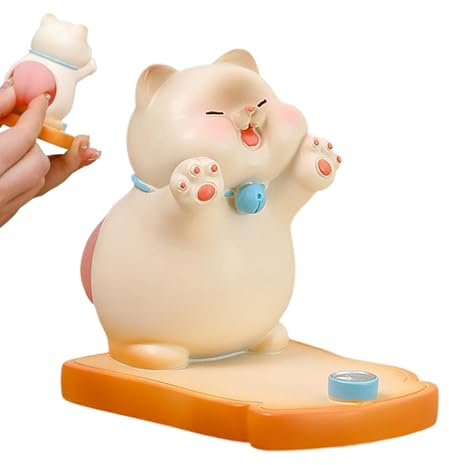 Phone Stand for Desk Cat Figurine Home Decor