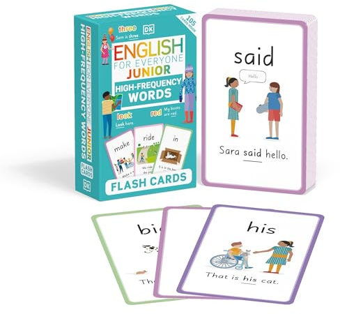 English for Everyone Junior High-Frequency Words Flash Cards
