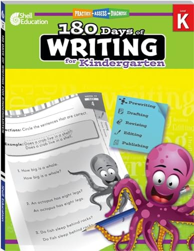 180 Days of Writing for Kindergarten: Practice, Assess, Diagnose (180 Days of Practice)