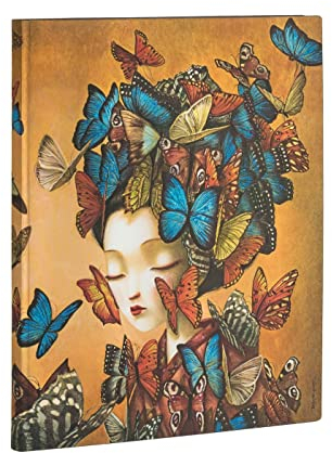 Paperblanks - Madame Butterfly - Esprit De Lacombe - Flexi - Ultra - Lined - 100 Gsm
