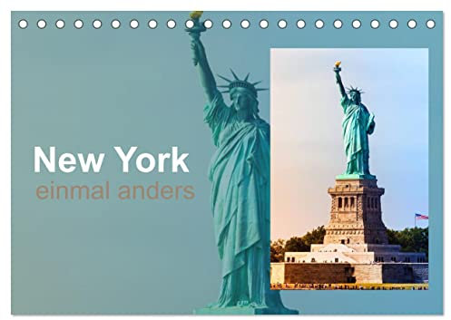 New York - einmal anders (Tischkalender 2025 DIN A5 quer), CALVENDO Monatskalender: Ein außergewöhnlich gestaltetet mit Bildern der Megametropole (CALVENDO Orte)