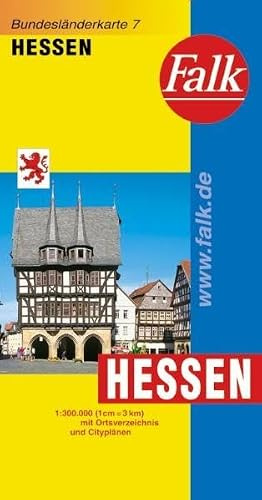 Falk Bundesländerkarte Deutschland Hessen 1:300 000