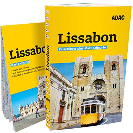 ADAC Reiseführer plus Lissabon: Mit Maxi-Faltkarte und praktischer Spiralbindung