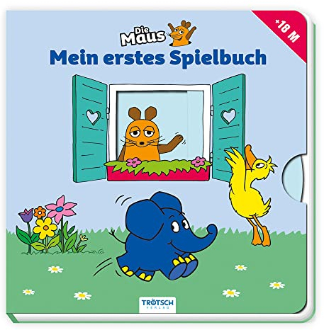 Trötsch Die Maus Pappenbuch Mein erstes Spielbuch: Entdeckerbuch Beschäftigungsbuch Spielbuch