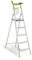 Casabriko 11035 Scala Domestica in Alluminio a 5 Gradini, Verde, 46L x 95P x 176H cm