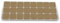 EUROTOOLS Möbelgleiter 344-NBFR, Kork, 28x28 mm, 24 Stück