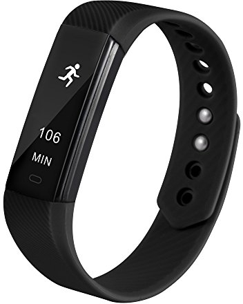 OLED Smart Bracelet Bluetooth 4.0 Pedometer Tracking Calorie Health Wristband Sleep Monitor Black