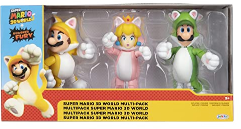 SUPER MARIO Blister 3 Figuras Bros 10CM