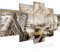 Runa Art - Bilder Berlin 200 x 100 cm 5 Teilig XXL Wanddekoration Design Biege 024951b