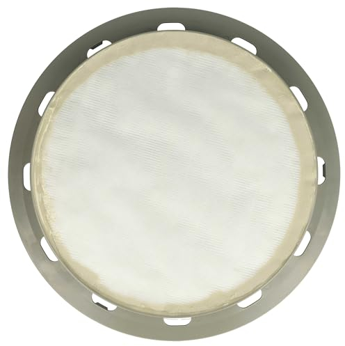 vhbw Filtro compatible con Lux DP 9000, Powerprof Classic, Powerprof, 140701508 aspiradora - filtro Hepa gris blanco