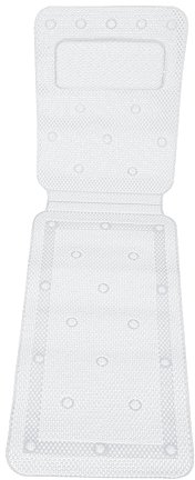 ANGGREK Alfombrilla de baño de Cuerpo Completo,Colchón de SPA Cojín de Lujo Alfombra de bañera Acolchada Transpirable Suave Almohadas de baño para Cuello de bañera y Soporte para la Espalda