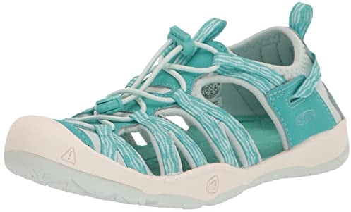 KEEN Unisex Kinder Moxie Sandalen, Waterfall Blue Glass, 34 EU