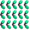 FULAIERGD 15 Pezzi Tubo per irrigazione a Goccia 1/2 Pollici (1/2 ID x0,6 – 0,63 OD) 16 mm Raccordo di qualità Anti-Goccia (Adatto per 13 mm ID) connettori (15 Gomiti)