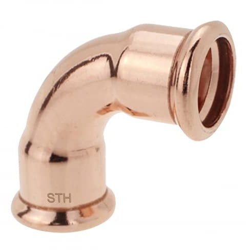 M-Press 28MM 90º Equal Elbow Water Press Fitting Pack of 5 (M-Profile)