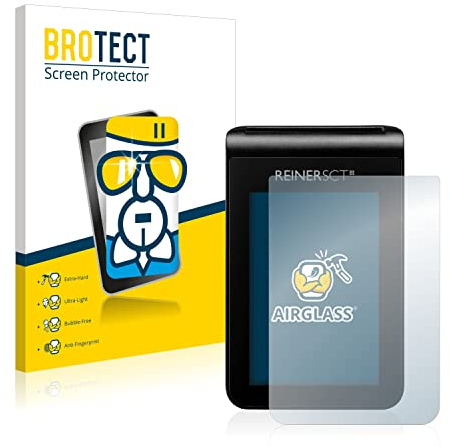 BROTECT Schutzglas für REINER SCT tanJack deluxe | Transparenter Displayschutz Made in Germany Schutzfolie Panzer Folie Glas 9H Anti-Fingerprint Einfache Montage Clear