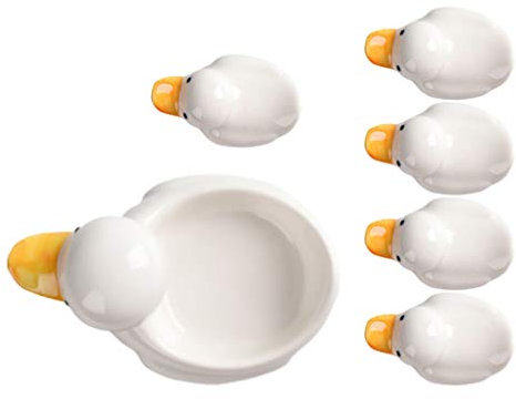 Cupcake Toppers 5pcs Funny Chopstick Rest Holder Set Spoon Fork Stand for Tableware Cooking Utensils Dish Kitchen Accessories Metal Cooking Spoon