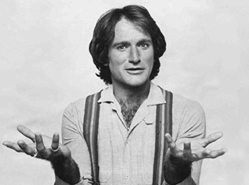 Poster Robin Williams Portrait Schwarz / Weiß Star Schauspieler Cinema