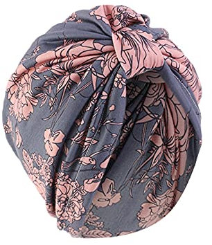 Foulard En Bambou Pour Femme - Chimio Turban Casquettes RéUtilisable Chapeau Bonnet Chimio Bonnet Sommeil Chapeau Casquette De Perte De Cheveux Pour Femmes Avec Des Cheveux BoucléS Dreadlocks