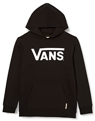 Vans Classic PO Felpa con Cappuccio, Black, M Unisex-Bambini