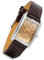 Avaner Quadratische Armbanduhr mit Lederarmband Vintage Leder Herrenuhren Damenuhren Römische Ziffern Analog Quarz Armbanduhr Klassisch Retro Paaruhren für Männer Frauen
