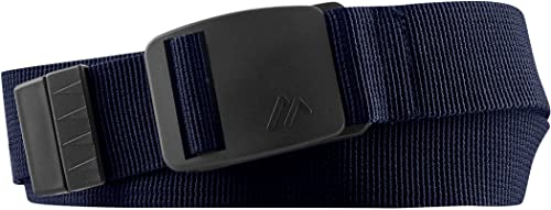 Maier Sports Eco Belt, Gürtel, Bequemer Outdoorgürtel mit Kunststoffschließe für Männer und Frauen, Extrem leicht, Stufenlos verstellbar, Perfekter Sitz, Dunkelblau, 4 (130 cm)