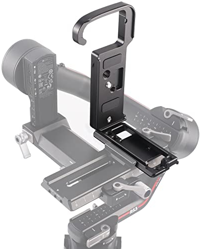 Hersmay Extendable Vertical Shoot Piastra a sgancio rapido L Bracket Plate L Angolo per fotocamera Sony A7IV A7SIII Compatibile con DJI Ronin RS2 RSC2 RS3 Pro Gimbal Arca