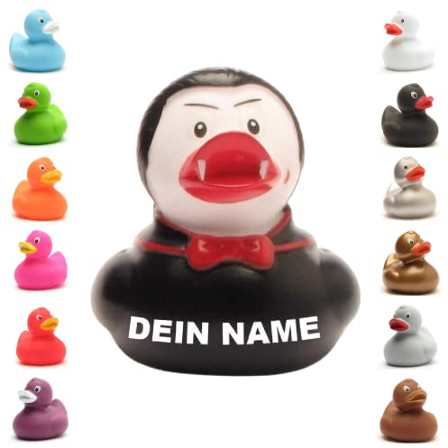 Badeente - personalisierbar (Vampir Ente)