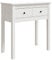 vidaXL Table Console Table de Couloir Table d'Entrée Table d'Appoint Salon Salle de Séjour Maison Intérieur Blanc 70x35x75 cm Bois Massif de Pin
