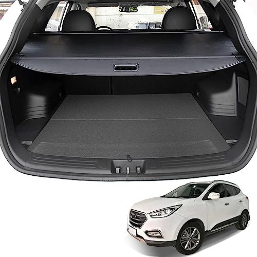 JoboJi Auto Einziehbarer Netze Laderaumabdeckung Kofferraum Hutablage für Hyundai ix35 2010-2016