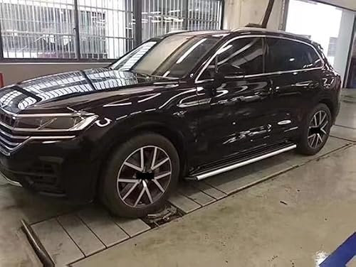 LiuROSE 2 stück Auto Trittbretter Seitenschweller für VW Touareg 2019+,Anticrash Flankenschutz Einstiegsleisten Seitenschweller Schutz