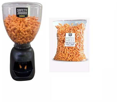 Generisch SET 1000x Ohrstöpsel, Schaumstoff, Einweg, SNR 37 dB, Orange, EN352, Lärmschutz, Festival, Veranstaltung