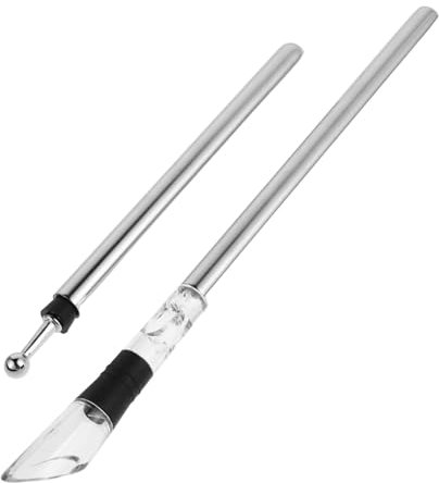 VINTORKY Quick Wine Cooling Rods Set of 4 Stainless Steel Wine Chillers for Bottles Instant Cooling