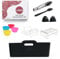 J.ZING Silicone Air Fryer Liners (Pack of 12) Includes Reusable Baskets, Gloves, Skewers, Tongs & More! Compatible with Ninja AF300UK AF400UK AF451UK Tower T17088 & All Dual Basket 7.6L-9.5L.