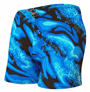 pvucpot Maillot de Bain Homme Boxer Doublure avec Rembourré Souple Amovible Cordon de Serrage Réglable Confortable Short de Plage Respirant