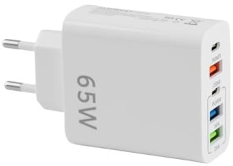 Chargeur USB C 65W 5-Port Prise Rapide Chargeur QC 3.0 USB C PD Chargeur Multiple 3.1A Type C Adaptateur pour i-Phone 11 12 13 14 15 16 XS X SAMS-ung Galaxy S23 S22 S21 X-iaomi i-Pad