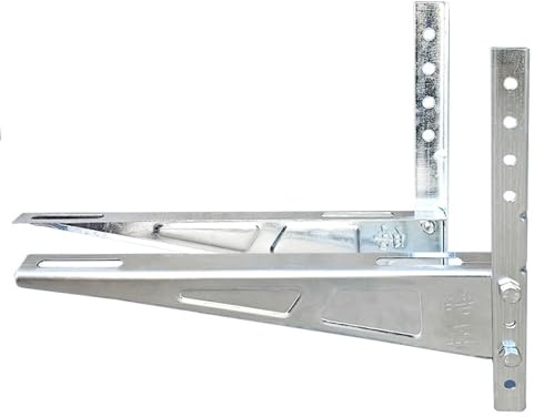 Wandmontierte Kondensatorhalterung für Mini-Split-Klimaanlagen-Wärmepumpe, Hochleistungs-Mini-Split-Ständer Ac-Kondensator-Standfuß, Wandmontierte vibrationsdämpfende Wechselstromhalterung