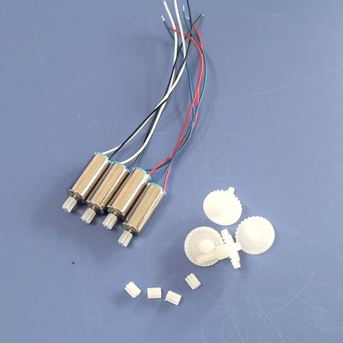 LINGOZS Für KY907 Mini-Drohne, Bausatz mit 4 Motoren und Zahnrädern, großer Zahnradmotor