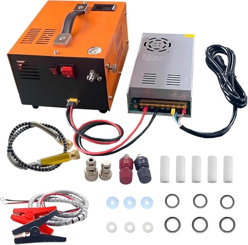 PCP Air Compressor 12V 110V-240V 4500 PSI/300 BAR Auto-Stop for Air Rifle