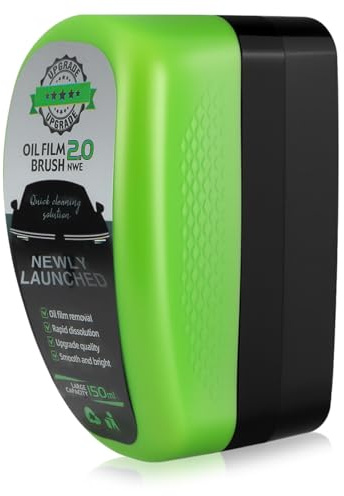 Windscreen Cleaner Oil Film Cleaning Brush 150ml, Car Window Cleaner for Glass Film Removal, Car Windscreen Cleaner for Clearer Visibility, Automotive Glass Cleaning Tool for Daily Use