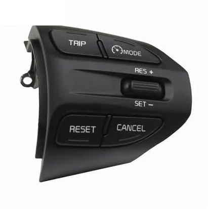 Universelle Drahtlose Auto-Lenkradtaste Lenkung RH Fernbedienung Tempomat Schalter 96720G6010 Für Kia Für RIO Für K2 Für Picanto 2017-2021(Model 1)