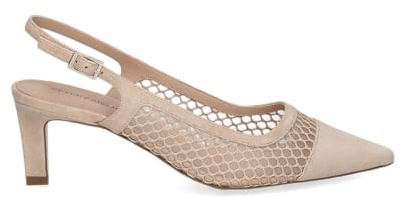Peter Kaiser Damen - Peeptoes & Slingpumps 79607 in beige gelocht/geflochten