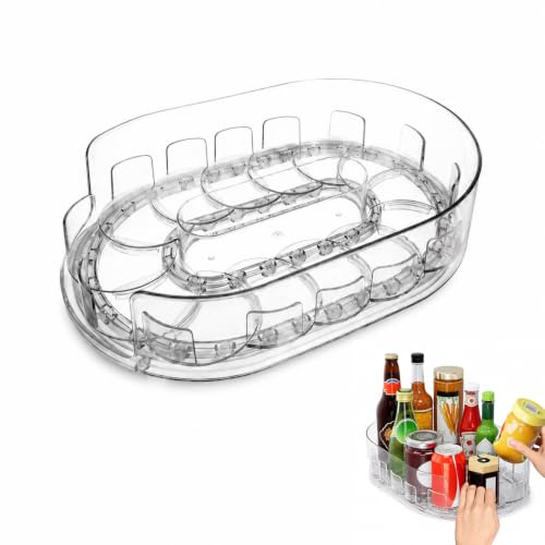 Fridge Lazy Susan Turntable Organizer, Lazy Susan for Fridge Accessories