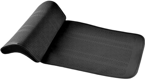 Auto-Kniekissen, Autositz-Beinverlängerungs-Kniekissen – C-förmige ergonomische Unterstützung, atmungsaktives Leder, Ganzjahres-Passform (klassisches Schwarz)