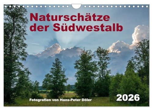 Naturschätze der Südwestalb (Wandkalender 2026 DIN A4 quer), CALVENDO Monatskalender