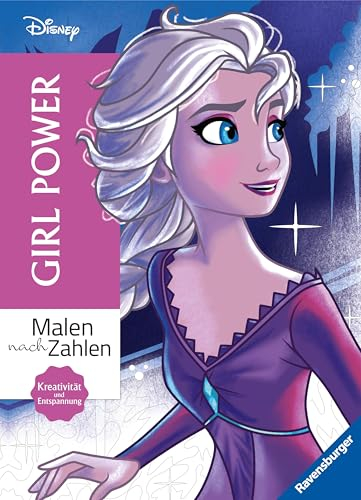 Disney Malen nach Zahlen: Girl Power - Disney Malbuch für Erwachsene