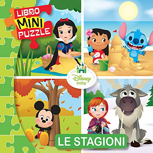 Le stagioni. Disney baby. Libro mini puzzle